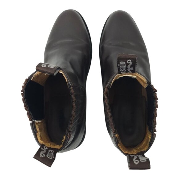 Establo Ankle Boot Mens Size US 8 Mex 27 EU 41 Pull On Brown Leather Style 555 main image 8